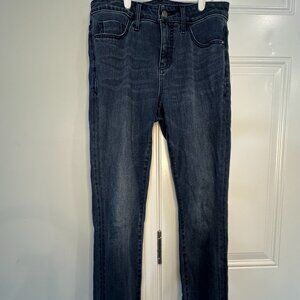 Anthropologie Pilcro and the Letterpress Script Jeans Women's Size 25 Dark Wash
